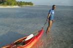 Hora de remar de volta ao hotel em Little Cayman, nas Ilhas Caiman